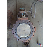 High Performance Butterfly Valve Before Maintenance